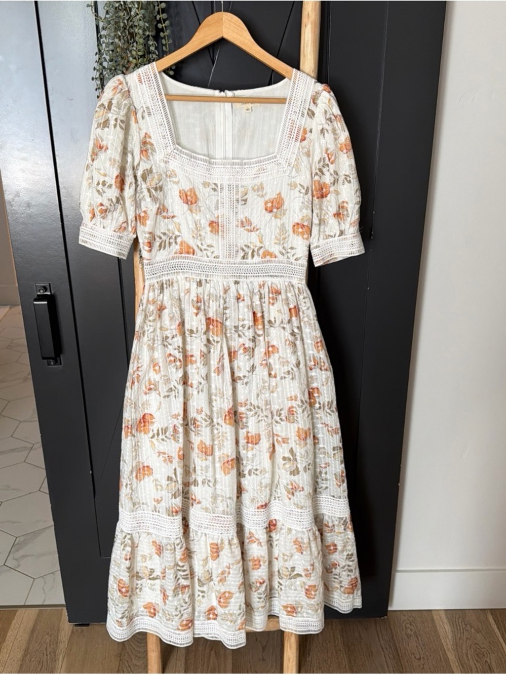 Just Me boutique brand floral midi dress
